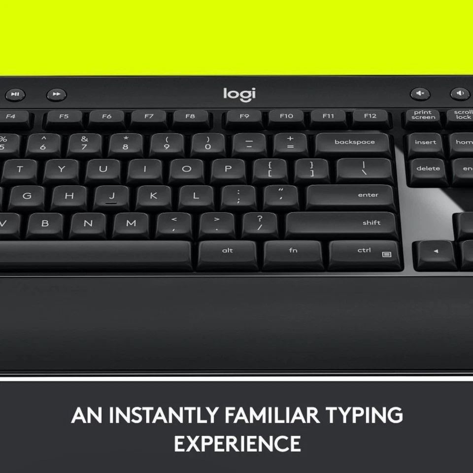 Logitech MK545 Advanced Wireless Keyboard and Mouse Combo Desktop - Black - Image 2 of 4