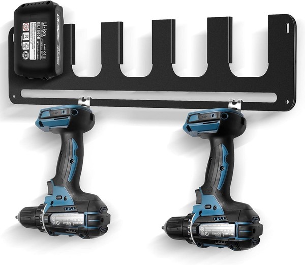 Wandhalterung Akkuhalter FüR Makita 14,4V 18V Akkus Ordnung Werkstatt Auto-image