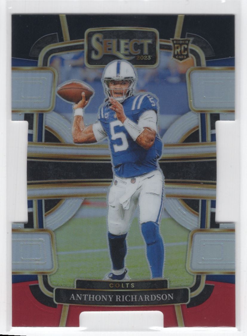 #43 2023 Select RED BLACK DIE CUT = Anthony Richardson RC Indianapolis Colts