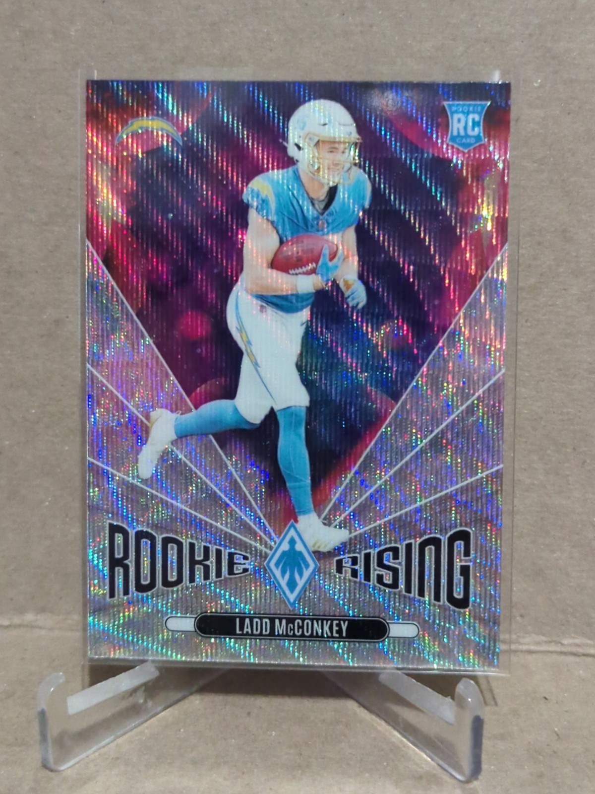 2024 Panini Phoenix Rookie Rising Wave #10 Ladd McConkey