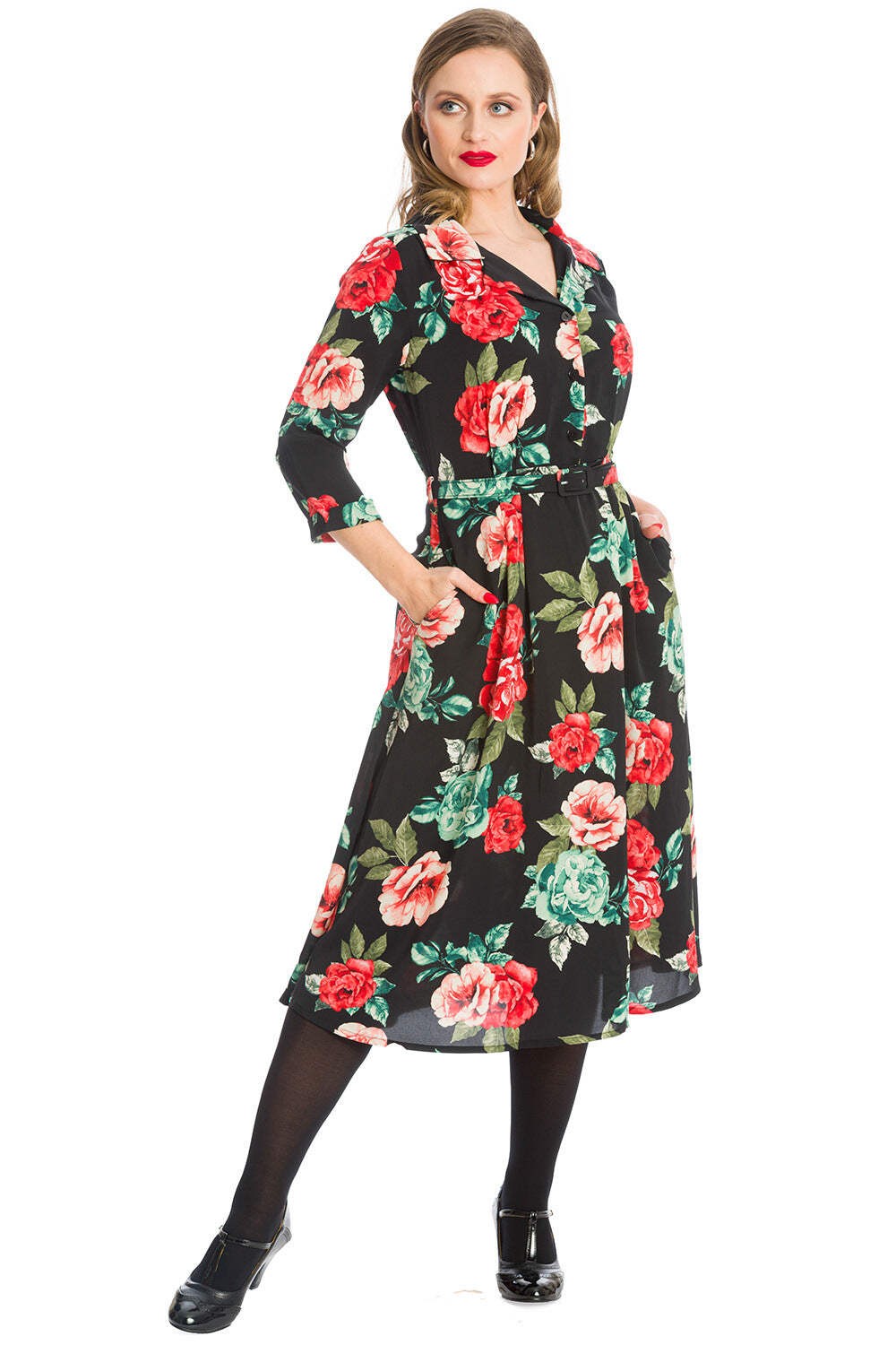 Banned Apparel - Evening Rose Dress