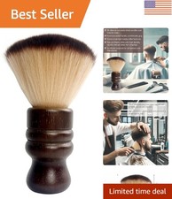 Professional Barber Neck Brush with Soft Nylon Bristles - Skin-Friendly Design