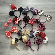 Minnie  Mickey MOUSE Ears Headband Lot of 12