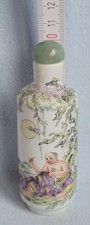 Chinesische Porzellan Snuft Bottle Qianlong Siegel markiert
