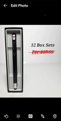  Texas Tech & Logo, Parker Vector Ball Pen Black Ink New.