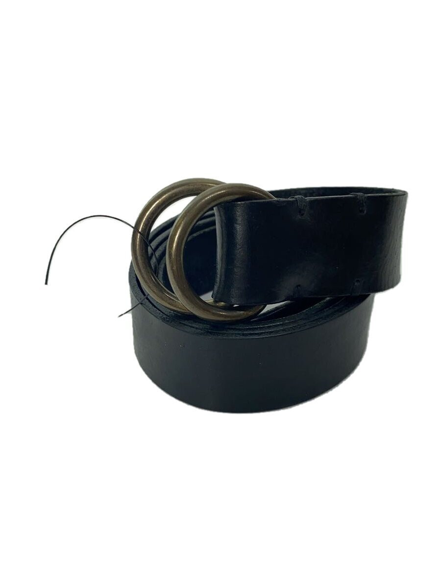 Rotary Black Plain Leather Belt for Men - Classic Style