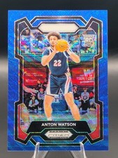 2024-25 Prizm Draft Picks Anton Watson 76 Blue Wave Prizm 177/249 Rookie