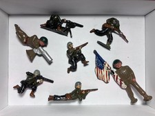 Vintage Manoil Barclay Dime Store Lead Metal Toy Soldiers Figures Lot WWII