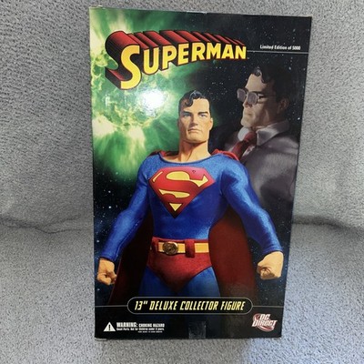 Dc Direct Superman / Clark Kent 13'' Deluxe Collector Figure Limited To 5000