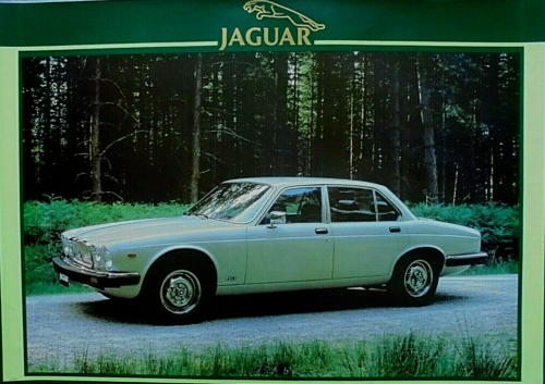 Jaguar XJ 6 c 1985 Poster Original Product  99cm x 70cm J/EU/85 Last One - Afbeelding 1 van 1