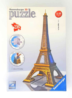 Puzzle 3D Edificio Arte Torre Eiffel París Eisenfachwerk de Observación Radio