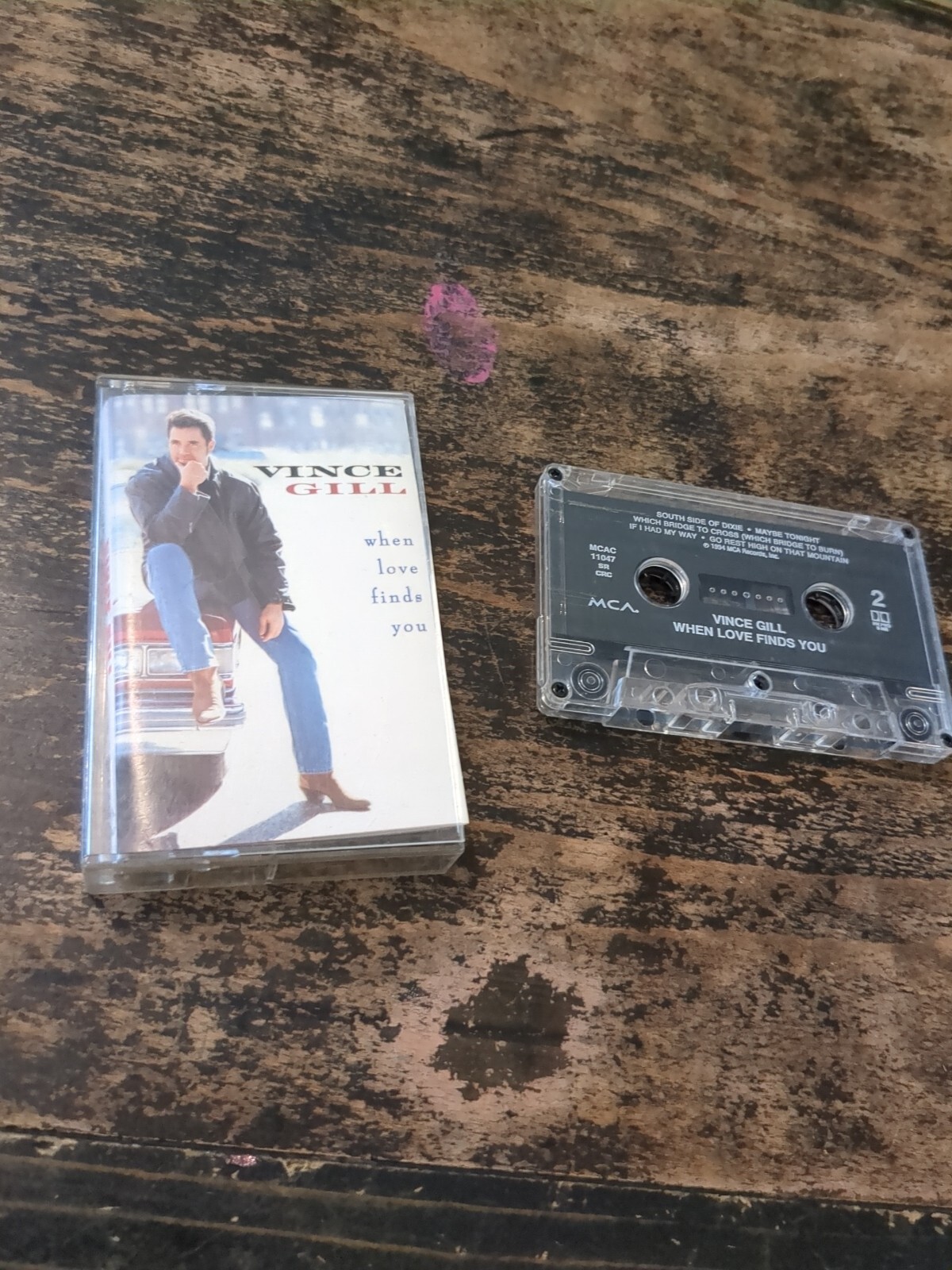 1994 VINCE GILL When Love Finds You Cassette Tape 