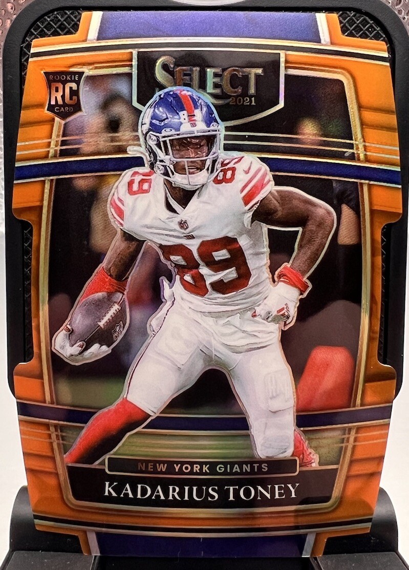2021 Panini Select Kadarius Toney Orange Concourse 249/249 Die-Cut Rookie RC #52