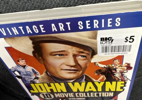 John Wayne: 10 Movie Collection (5 Discs, 2018) w/ Slipcover (C7) - Picture 2 of 4
