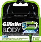 Gillette Body5 Rasierklingen für Körperrasierer Herren mit 5-fach 4 Klingen