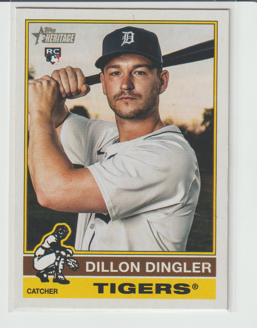 2025 Topps Heritage Dillon Dingler Rookie Card # 130