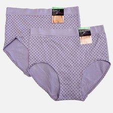 Bali One Smooth U Brief Panty XL SIZE 8 NWT 2361 2 Pack Underwear Panties