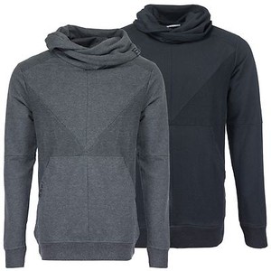 hoodie mit schalkragen herren