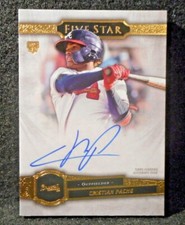 2021 Cristian Pache Topps Five Star Rookie AUTO.....Oaklnad Athletics