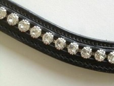 Leather Brow-band Beautiful Bling Crystal (tack,store)
