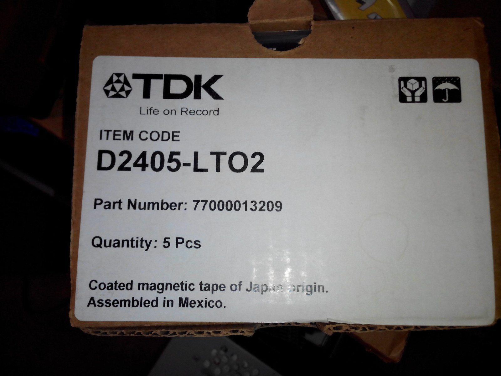 TDK LTO-2 Ultrium 200/400 GB cartouche de données référence 77000013209