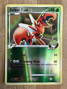 Scizor Reverse Holo 48/111 VLP Rising Rivals Pokémon Card