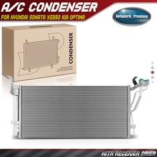 A/C Condenser w/ Receiver Drier w/ Bracket for Hyundai Sonata XG350 Kia Optima