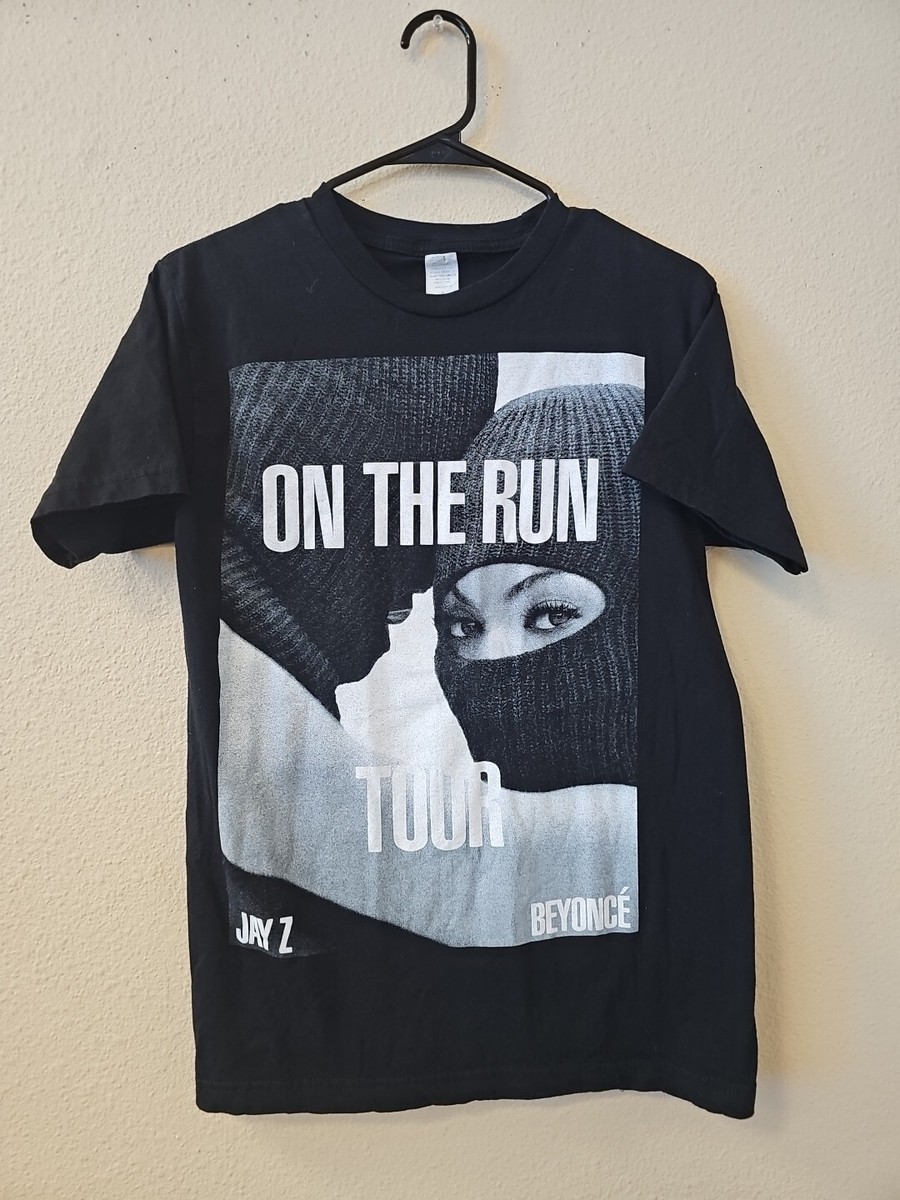 beyonce×JAYZ /on the run tour Tシャツ On The Run Tour Jay Z Beyonce Concert T-Shirt 2014 Black Size