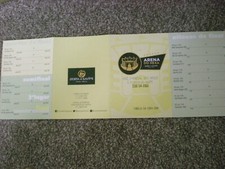 BRAZIL WORLD CUP 2014, FIXTURE CARD FROM BRAZIL, MINT CONDITION.
