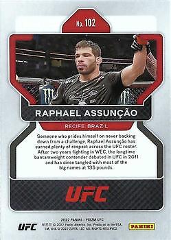 Raphael Assuncao 2022 Panini Prizm UFC - #102 - Picture 2 of 2
