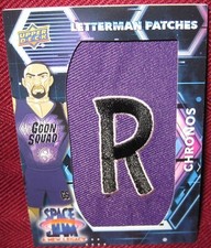 2021 UPPER DECK SPACE JAM NEW LEGACY LETTERMAN PATCH #LP-CH CHRONOS