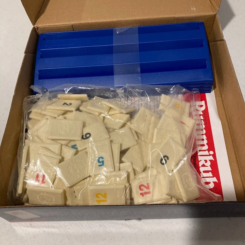 New! RUMMIKUB Classic Edition OPEN BOX the Original Rummy Tile Game - Image 3 of 4