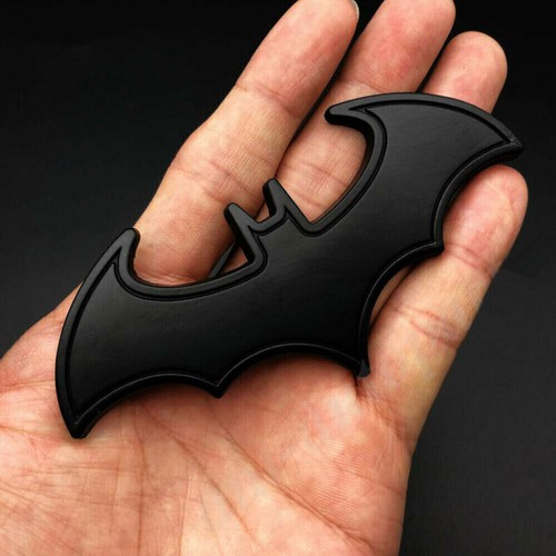 3D Metal Chrome Batman Emblem Badge Sticker Decal Decor Car Exterior Accessories - Picture 2 of 13