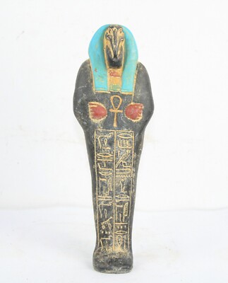 Rare Egyptian Antique Ushabti of Thoth Ibis God of Wisdom Egyptian Mythology BC