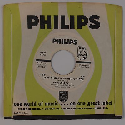 MADELINE BELL: Doing Things Together USA Philips Northern Soul PROMO Rare 45