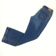 Tommy Hilfiger Womens Boot Cut Jeans Blue Mid Rise Pockets Denim Pants 8