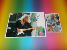 Axel Rudi Pell rock music signed autographed on 20x28 photo in person