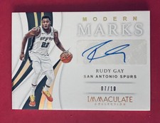2018-19 Panini Immaculate Modern Marks Rudy Gay #MM-RGY Auto  /10