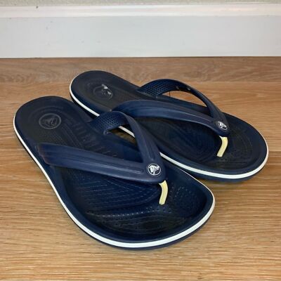 Crocs Unisex Navy Blue Flip Flop Sandals