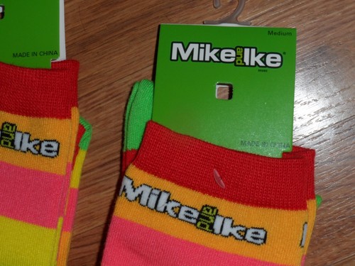 calze al ginocchio a righe ~ colori vivaci donna Mike & Ike candy - Foto 2 di 3