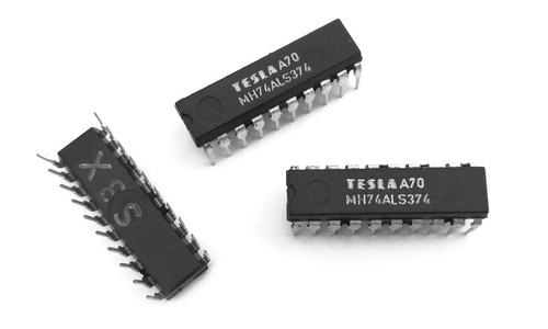 Controlador de bus abatible tipo D octal 74ALS374 (SN74ALS374N)