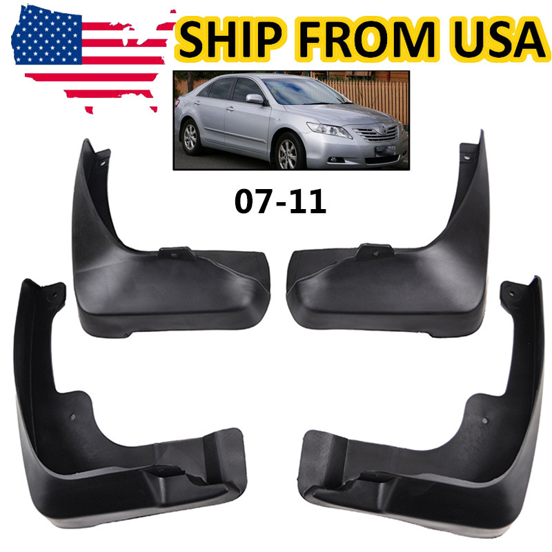 2007-2011 Toyota Camry Front & Rear Mud Flaps Splash Guards Fender Cover-image