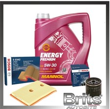 SERVICE KIT for Audi A3 1.4 TFSI 8V (2012-2021) - Bosch Oil, Air Filters + Oil