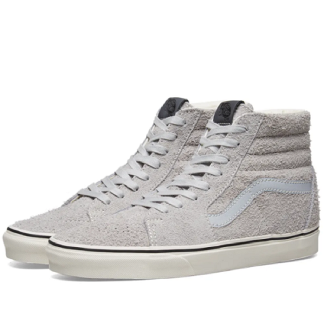 vans sk8 hi grey suede
