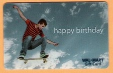 Collectible Walmart 2007 Gift Card - Boy on Skateboard - No Cash Value --VL4891