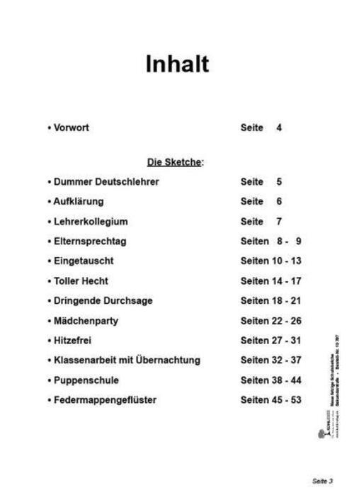 Thumbnail - Neue Fetzige Schulsketche / Sekundarstufe Hans-peter Tiemann Broschüre