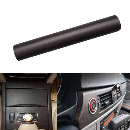 DIY Wood Grain Textured Vinyl Wrap Sticker Car Home Interior Decor 30x100cm - Picture 5 of 12