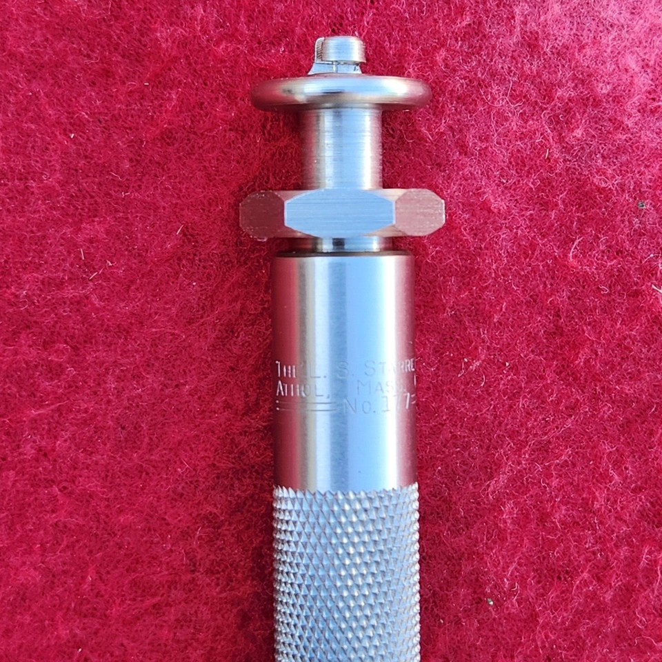 Starrett vintage número Bob plomada de acero 177A - usado Foto 2 de 4