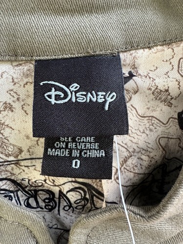 Disney Peter Pan Pirata Capitán Chaqueta Mujer 0 Marrón Halloween Juegos con disfraces Nueva con Etiquetas - Imagen 4 de 11