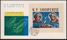 Albania; 25 l. Lot grupowy bez na liście z pierwszego dnia obiegu (45,- na stst.)